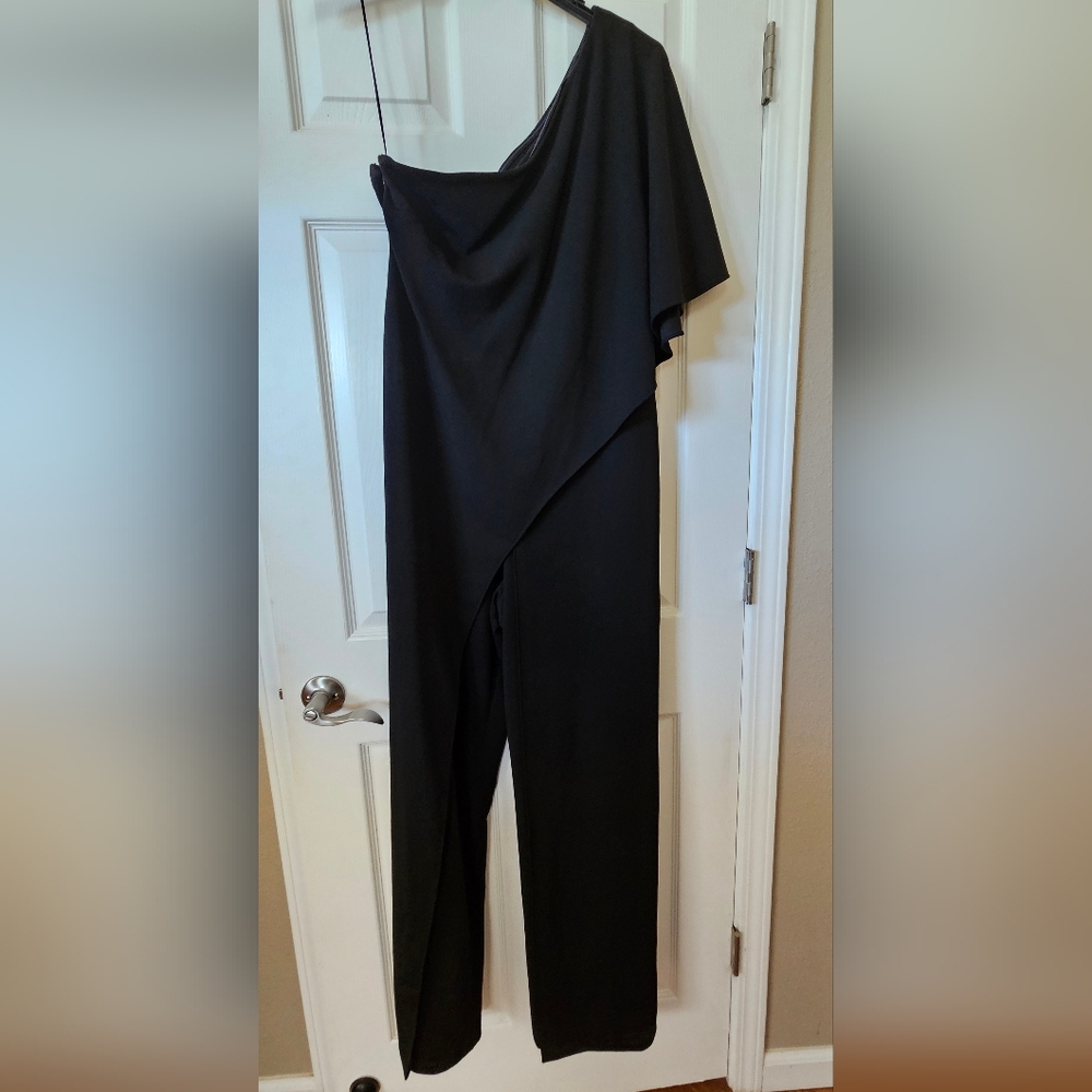 Adrianna Papell Black Pantsuit